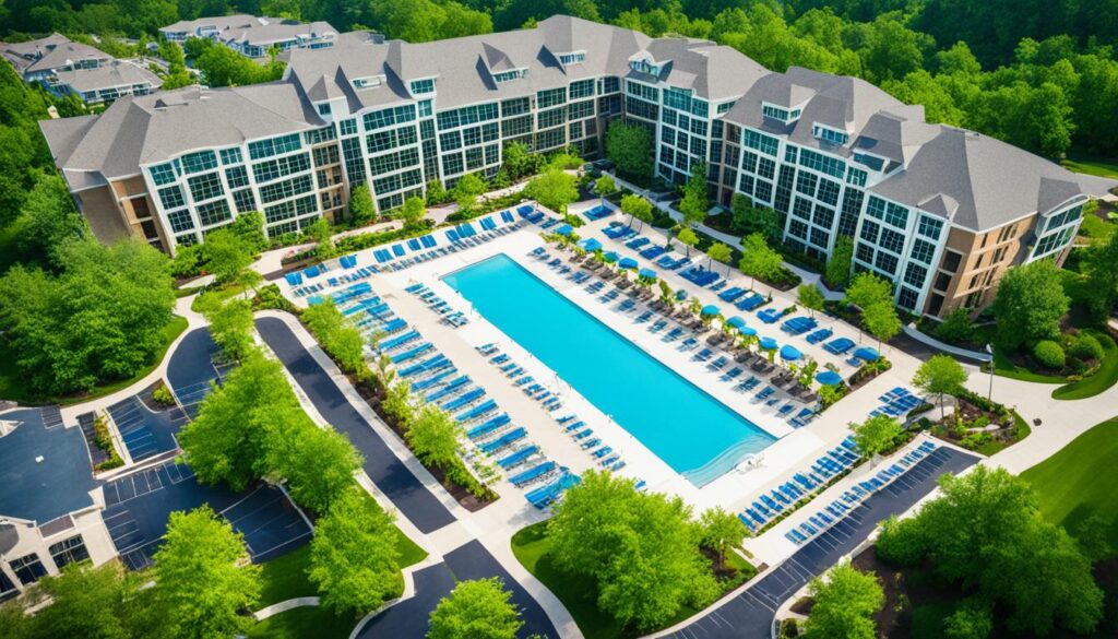 Columbus resorts with pools